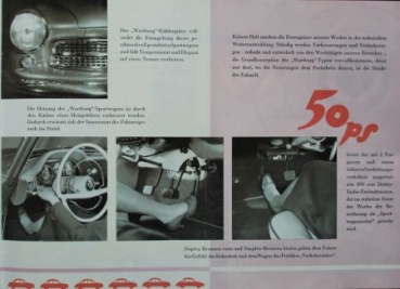 Wartburg Sportwagen Coupe Modelprogram 1959 Carbrochure (6109)